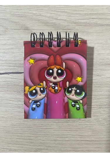 Powerpuff Girls Mini Kapak Not Defteri 50 Sayfa