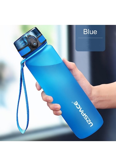 Uzspace FiftyFifty Softtouch Büyük Boy Tritan Su Matarası 28 CM 1 L