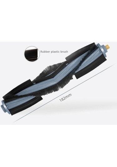 Unimarket Ecovacs Deebot T10 İçin 12 Adet Yıkanabilir Yedek Fırça Seti - Zemin Temizleme 1 Adet 1 Adet Süpürge Yedek Parçaları