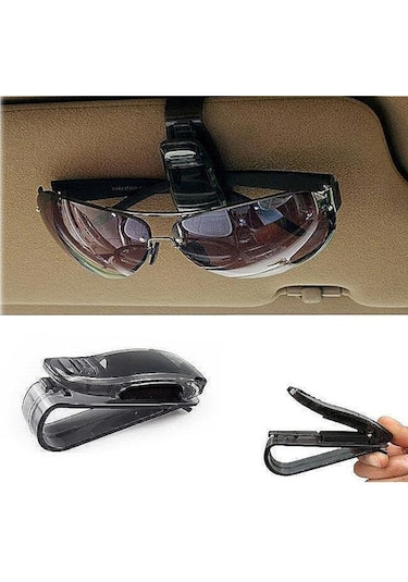 Oto Araç Içi Mandallı Gözlük Tutucu Tutacağı Gözlük Klipsi Tek (455327495)