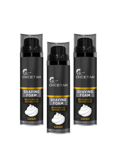 Cheetah Safari Erkek Tıraş Köpüğü 3 x 250 ML