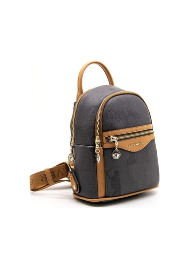 Silver Polo Unisex Sırt Çanta 983 Siyah Düz