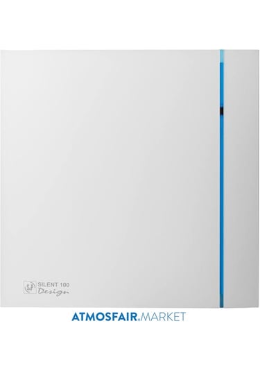 Silent 100 Crz Desing. Zaman Ayarlı 100'Lük Banyo Fanı