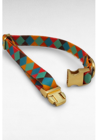 Caramelos İsimli Köpek Tasması, Yavru Köpek Tasması, Küçük Irk Köpek Tasması, Metal Kilit, 1,5 Cm Mavi