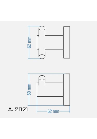 Duxxa Croma Arya İkili Askılık Krom A.2021 Krom