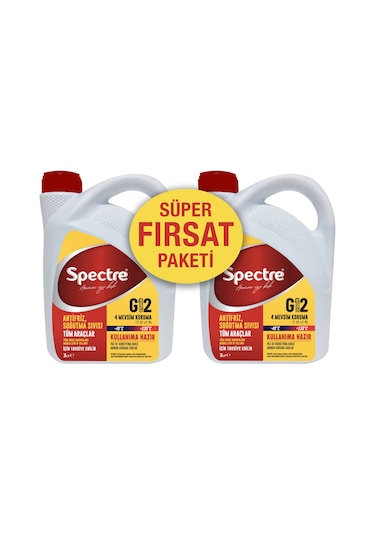 Spectre Hazır Antifriz G12 Kırmızı -40 Derece 2 Adet N11.388