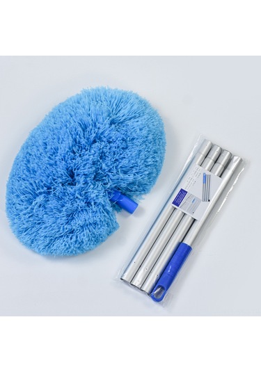 Springsun "uzun Mikrofiber Tavan Vantilatörü Toz Bezi - 140 Cm Genişletilebilir Alüminyum Sap İle Çok Amaçlı Temizlik"