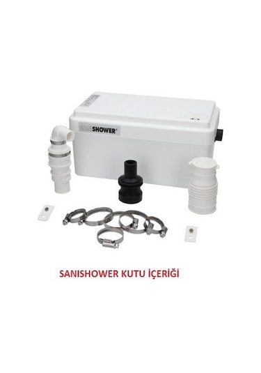 Sanishower - 3 Ünite Atık Su Tahliye Cihazı - 4 Lt