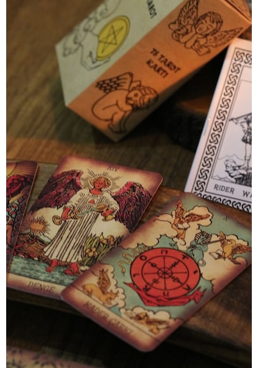 Büyük Antik Spiritüel Tarot Destesi 78 Kart
