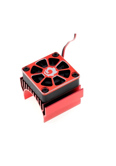 Dianziye Traxxas Trx-4/trx-6 G63 1/10 Tırmanma Arabaları İçin Bjm347 Kırmızı Motor Soğutma Fanı 4.8-11.1v