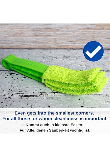 Jaluzi, Panjur Ve Çıtalar İçin Temizleme Fırçası - 2'li Set + 2 K