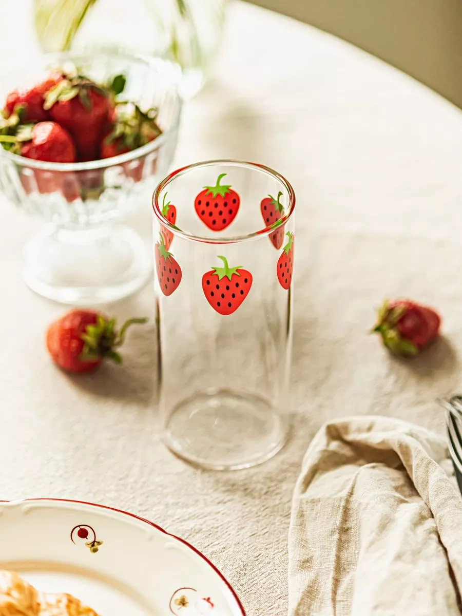 Roomi Boresilikat Camdan 355 Ml Yüksek Desenli Bardak 245073570 Beyaz