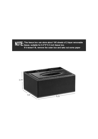 1a-çok Fonksiyonlu Doku Kutusu, Kırtasiye Uzaktan Kumanda Kutusu, Ev/ofis/restoran İçin Dekoratif Doku Kalemi Uzaktan Organizatör