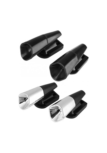 Ranyeek Araç Ultrasonik Hayvan Uyarıcı - 2 Adet Siyah Led Işıklı Vahşi Hayvan Engelleme Cihazı