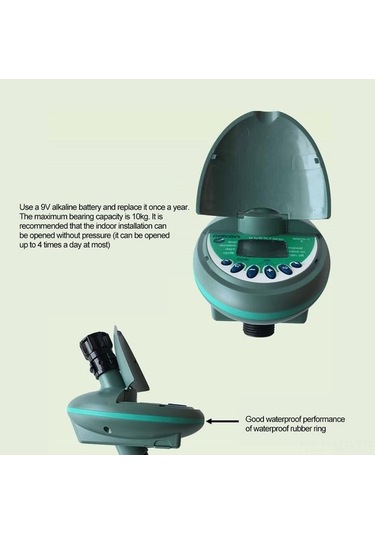 Pazly Akıllı Sulama Kontrol Cihazı 3/4 İnç Diş Otomatik Bahçe Sulama Zamanlayıcı