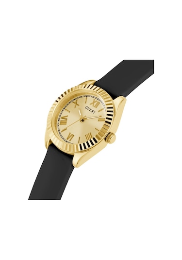 Guess Gugw0724l2 Siyah Silikon Kordon Kadın Kol Saati