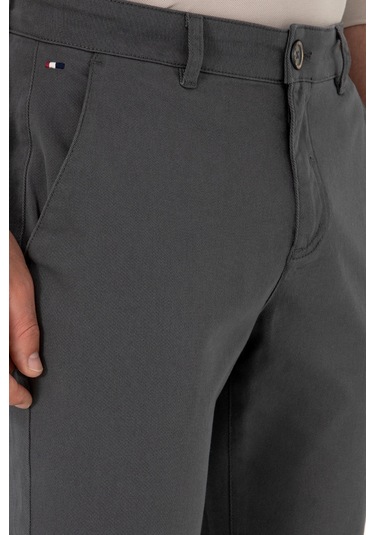 U.s. Polo Assn. Erkek Gri Pantolon Kanvas-chino 50316831-vr024 Gri