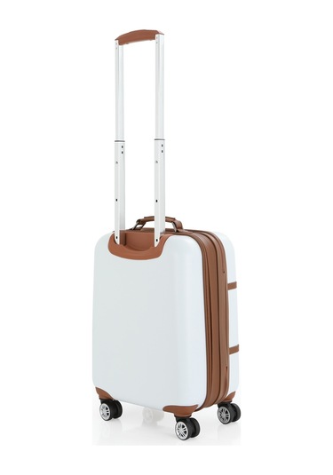 Mçs Lüx Abs Valiz V207 55 Cm Beyaz