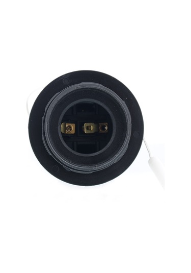 Tek-iş Duy E-27 Ipli Siyah Duy E27