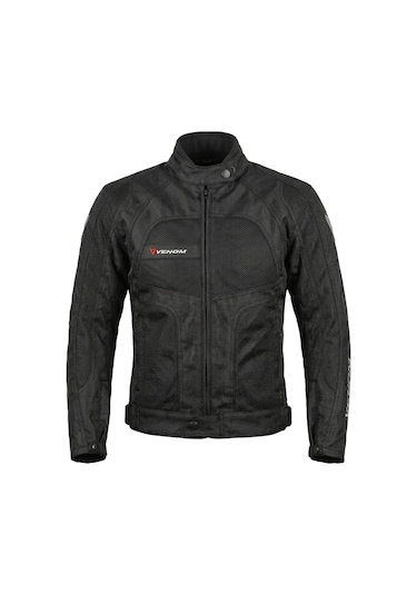 Motosiklet Kadın Mont 4 Mevsim Dynamic Siyah Motorcu Montu