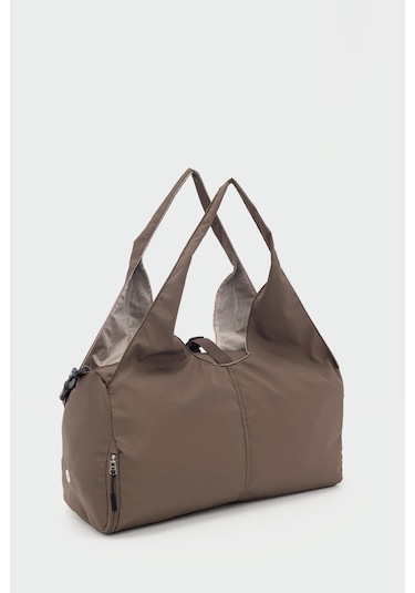 Giglio Spor Omuz Çantası Kahve Kahverengi - Siyah - Bej