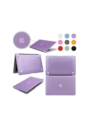 Apple Uyumlu MacBook Pro Reti̇Na 13.3 A1502 Kılıf 2In1 Mat Doku Case Yeşil
