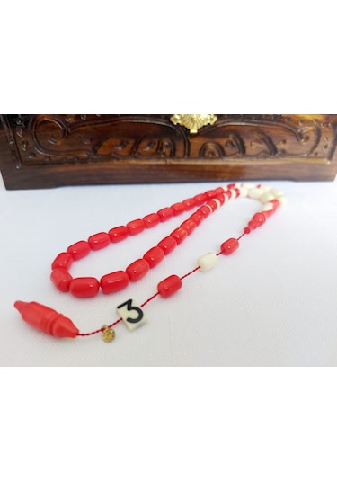 Soma Tesbih Ahmet Özdemir İmzalı Eski Bilardo Topu Katalin Malzeme 3no Tesbih