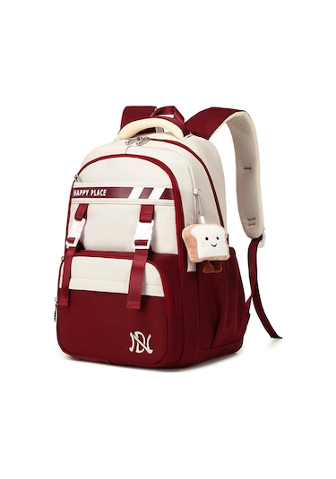 Tenfowee Kadınlar İçin Su Geçirmez Laptop Çantası, Vintage Çiçek Desenli Günlük Sırt Çantası, Hafif Nylon Malzeme. Çok Renkli