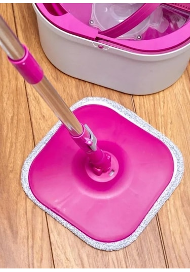 Temiz Kirli Suyu Ayırma Özellikli Otomatik Mop Seti Paspas Seti Mikrofiber Temizlik Seti