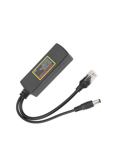 Lemestar 60v Yüksek Gerilimli Poe Ayırıcı, Ieee 802.3af Destekli, 10/100m Veri Transferi, 12v Dc Çıkış, Sabit Ve Dayanıklı Abs Malzeme