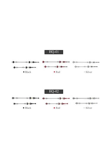 Hombey Hq-01 Titanyum Alaşımlı Bisiklet Hızlı Çıkarma Kolu - Kırmızı Alüminyum Alaşımlı, Ön:19.2cm, Arka:23cm, 53g Çok Renkli