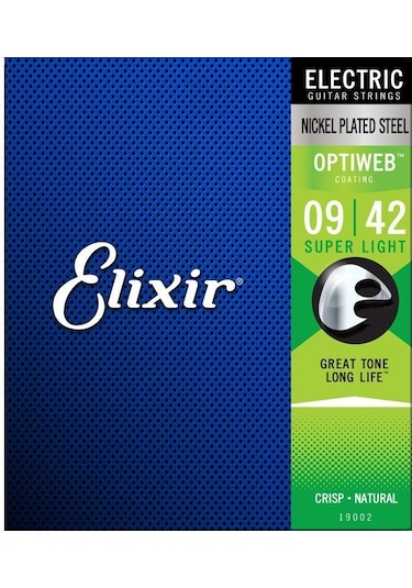 Elixir 009-042 Optiweb Elektro Gitar Teli 19002