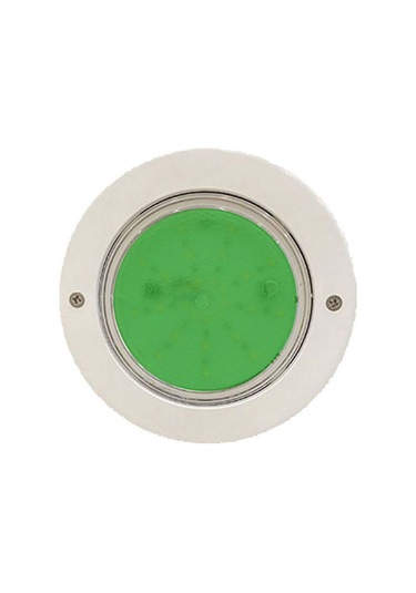 Mini Slim Flat Sıva Üstü Ledli Havuz Armatür 20 Watt Yeşil Işık