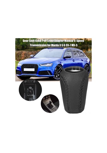 Dofolink Mazda 3 5 6 Cx-7 Mx-5 2006-2011 İçin 6 Vitesli Manuel Vites Topu - Ergonomik Tasarım, Hızlı Kaydırma, Direkt Değişim Siyah