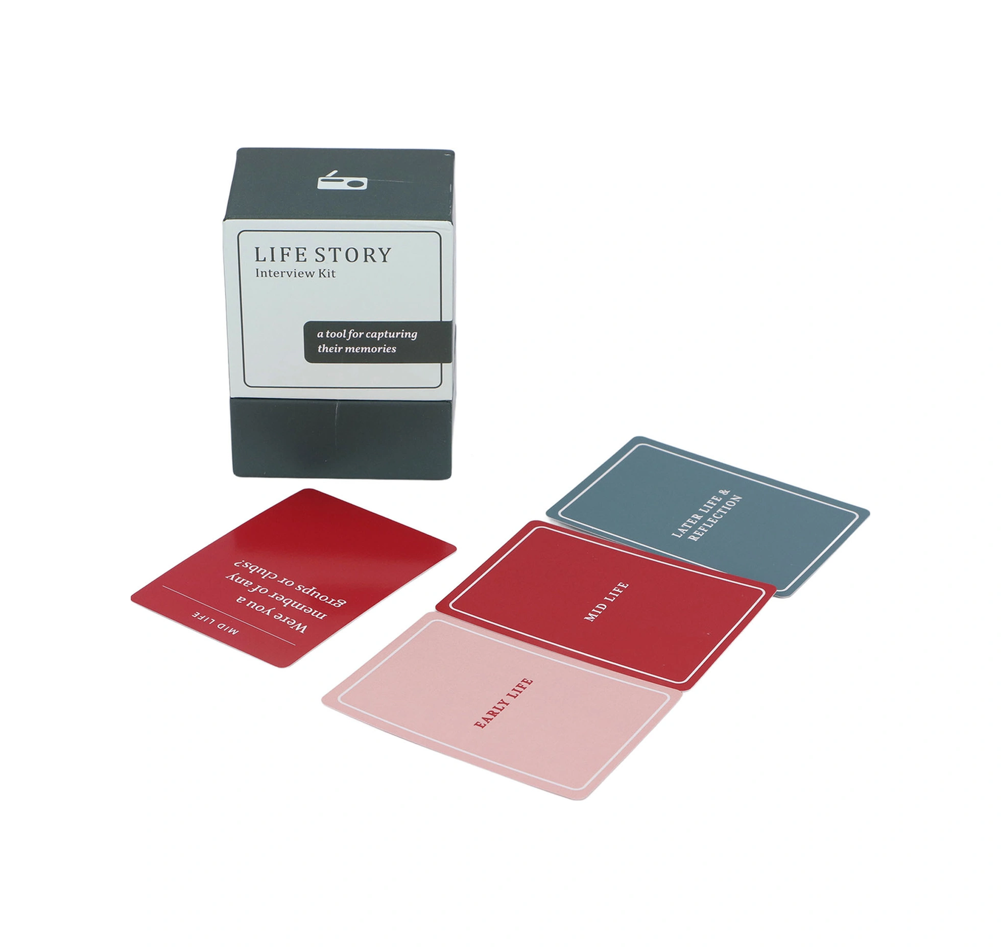 Wezone Aile Konuşma Kartları - 150 Profesyonel Soru İle Yaşam Hikayelerini Keşfedin, Duyusal Bağlantı Kurun, Anıları Saklayın