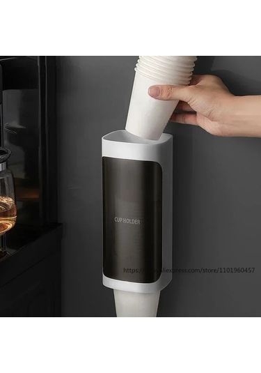 Ulzyvf Tasarlanmış Su Sebili Otomatik Kendinden Dispenseri Beyaz Basit Bardak Fk Beyaz
