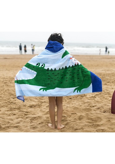 Suntek Yumuşak Emici Çocuk Kapşonlu Banyo/havuz/plaj Tip-3 Tip 3