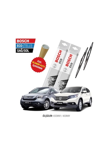 Honda Crv Silecek Takımı 2007-2022 Bosch Eco