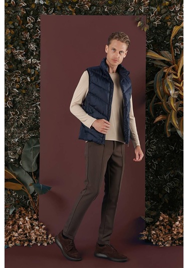 Y 161 Lacivert Klasik Yelek Lacivert