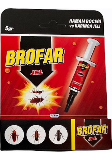 Brofar Jel Hamam Böceği Ve Karınca Jeli 5 gr