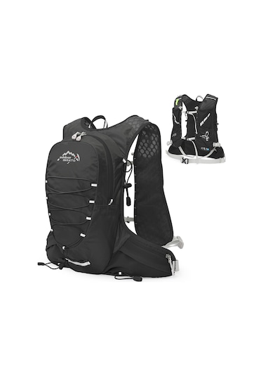 Jeehugo Spor Sırt Çantası: Dağcılık, Koşu, Bisiklet - 12l, 76-150cm Göğüs Ölçüsü, Siyah - 300g Çok Renkli