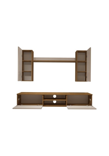 Decoraktiv Eko 7 Mdf Dvd Tv Ünitesi Tv Sehpası Pera - Beyaz