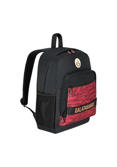 Me 25517 Galata5aray Kolon Detaylı Kamuflaj Sırt Çantası Siyah