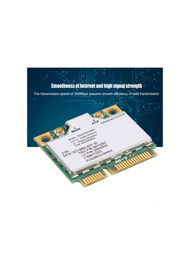 Ximistore9 Thinkpad/hp İçin Intel Centrino N6205 Mini Pcıe Kablosuz Kart, 300mbps, 2.4g/5g Çift Bant, Fru 60y3253, Bıos Beyaz Listesi Olmadan Direk Kullanım