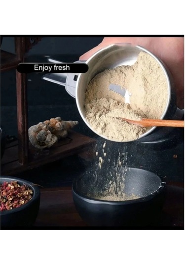 Elektrikli Kahve Keten Tohumu Baharat Öğütücü 2 Bıçak 150w Çok Renkli