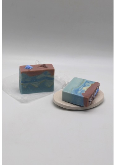 Tardan Okyanus Kokulu Dekoratif Banyo ve El Sabunu 2 x 130 G