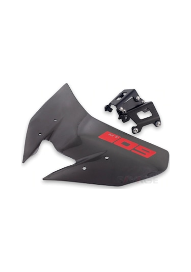 Yamaha Mt09 Fz-09 2017-2020 Spor Ön Cam Rüzgar Deflektör - Beyaz