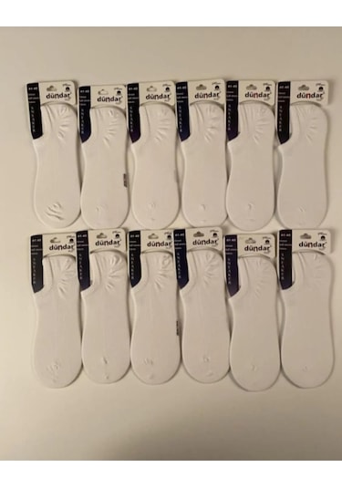 Dündar Plus 5558 Erkek Dikişsiz Sneaker Çorap 12 Adet 001