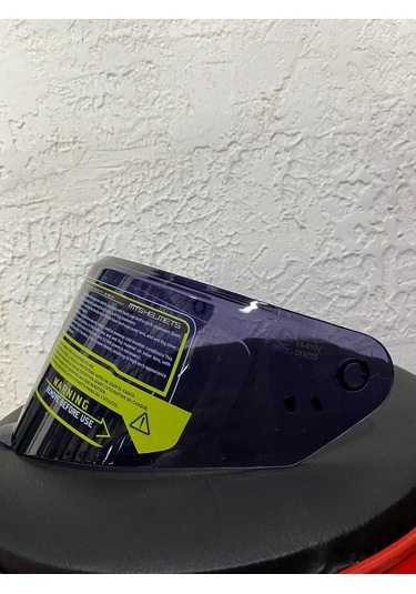 M-910 Kask Camı Siyah-şeffaf