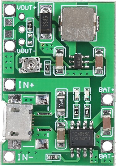 Shineyee 4.5-8v Girişli 4.3-27v Çıkışlı 2a Akımlı 18650 Li-pil Şarj Ve Boost Entegre Modül Micro Bağlantı